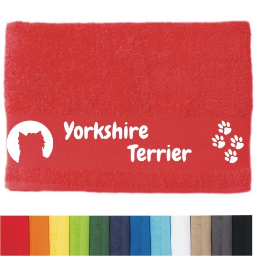 DOG - Handtuch "Yorkshire Terrier" selbst gestalten | ANFALAS