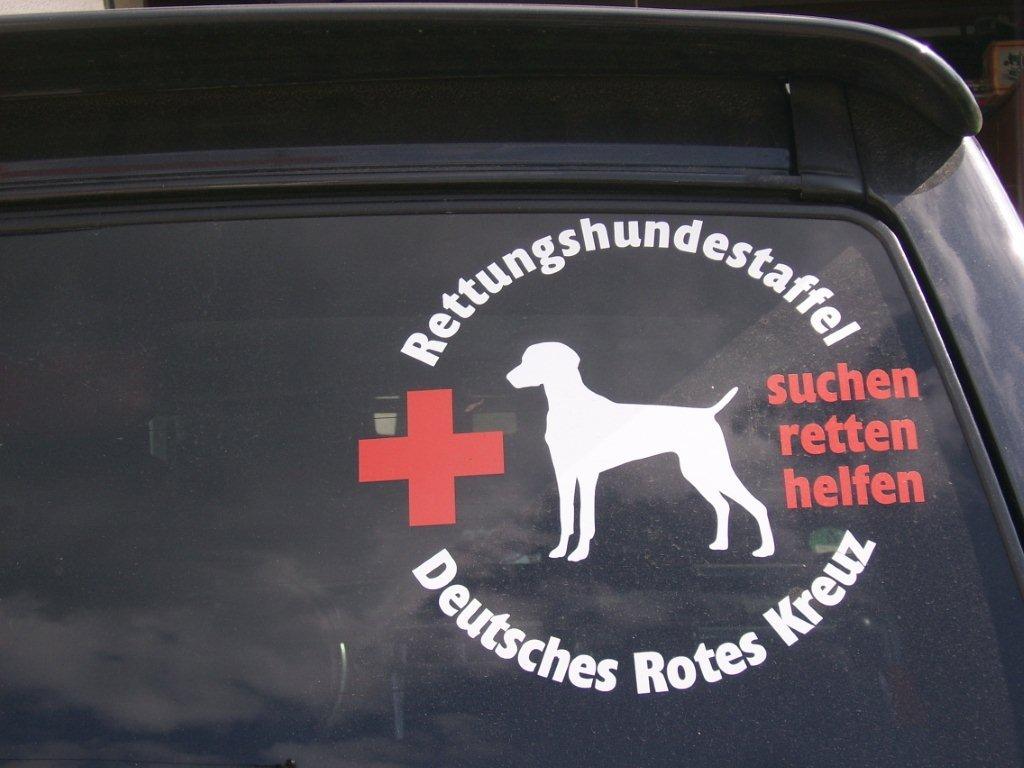 Rettungshundestaffel Autoaufkleber Anfalas.de