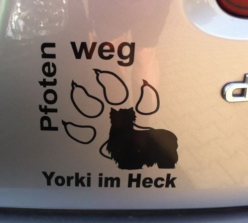 Yorkshire Terrier Aufkleber Anfalas.de