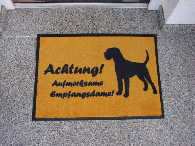 Fussmatte mit Hundemotiv selbst gestalten Anfalas.de